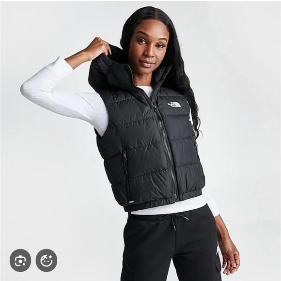 The North Face Hyalite Down Hooded Vest XS Khaki - Picture 12 of 13